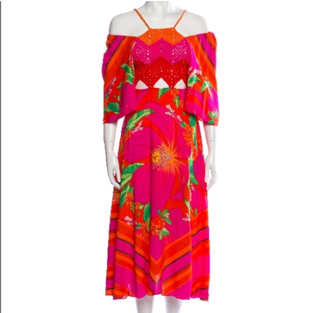 FARM RIO Pietra crochet dress (exclusive)